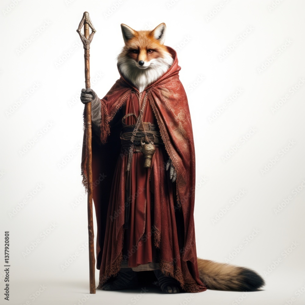 Obraz premium Fox costume mammal animal.