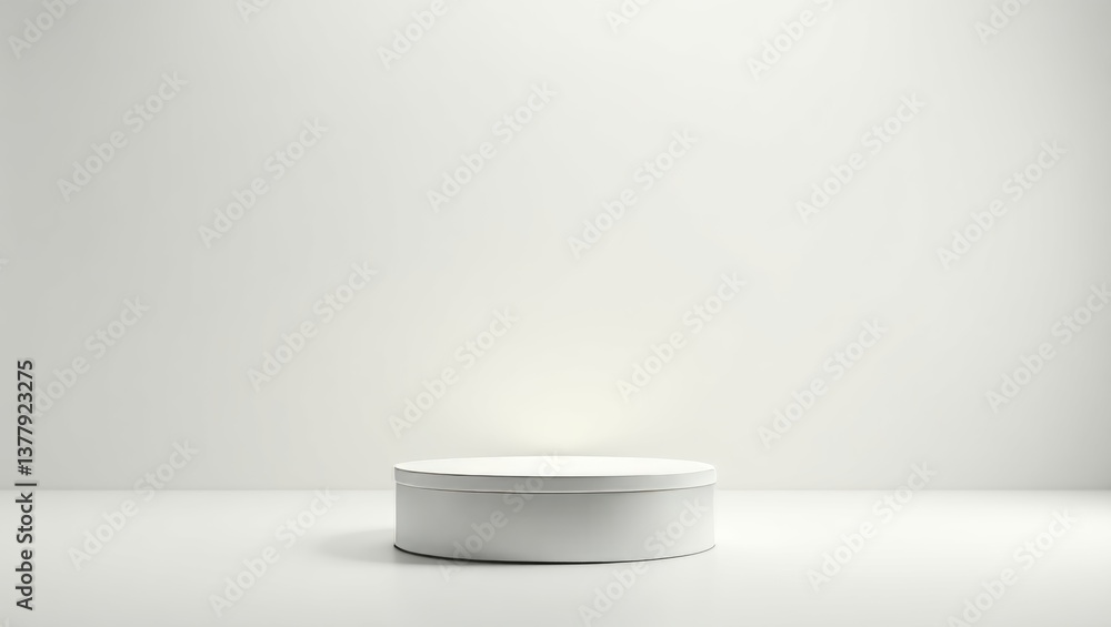 A serene isolated scene featuring a sleek modern 3d rendering A serene isolated scene featuring a sleek modern 3d rendering