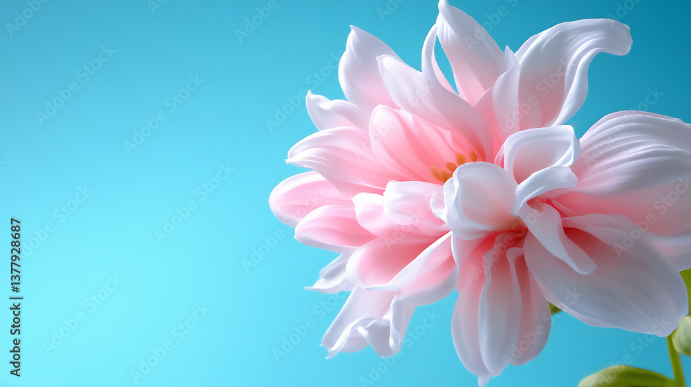 Fototapeta premium an abstract image of soft pink and white petals swirling in a gentle breez