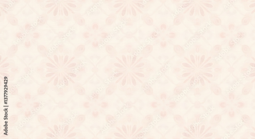 Blush Pink Floral Textile Design Soft Subtle Elegance AI Generated Blush Pink Floral Textile Design Soft Subtle Elegance AI Generated
