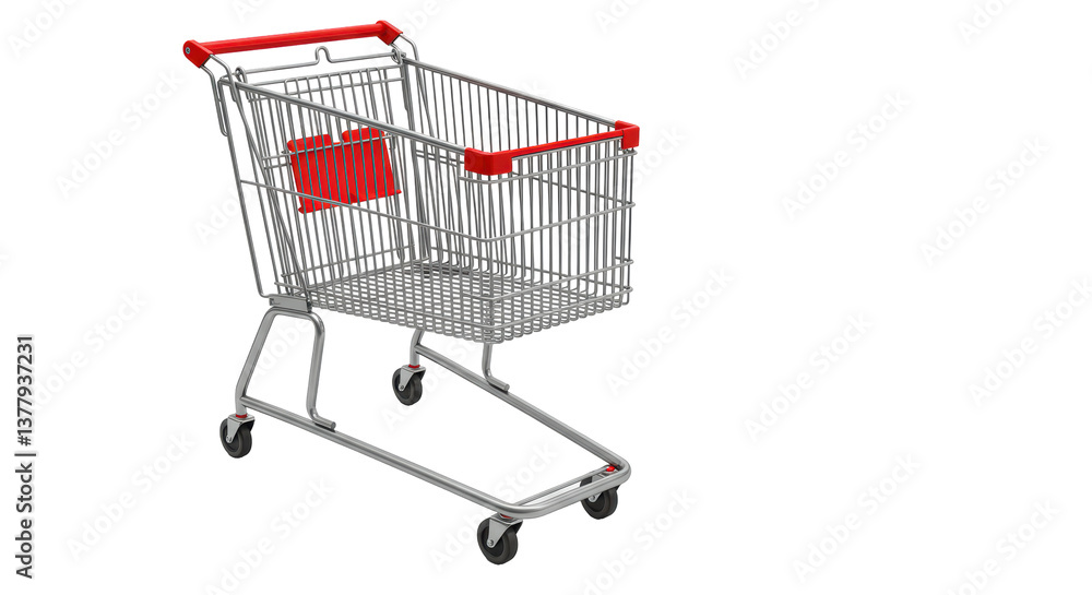 Isolated Shopping Cart Isolated Shopping Cart