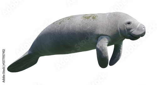 Isolated Manatee