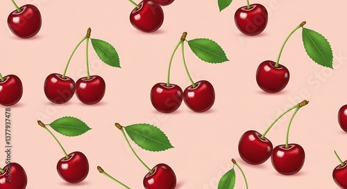 Cherry Blossom Blush AI Generated