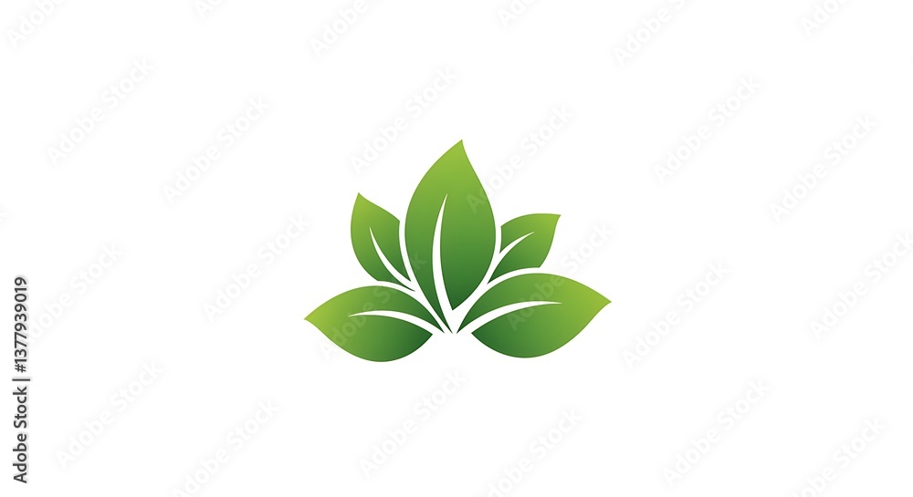 Green Harmony: Leaf Embrace AI Generated Green Harmony: Leaf Embrace AI Generated