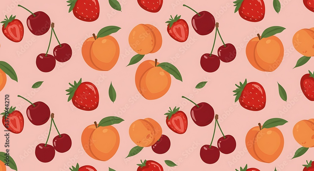 Summer Fruit Symphony AI Generated Summer Fruit Symphony AI Generated