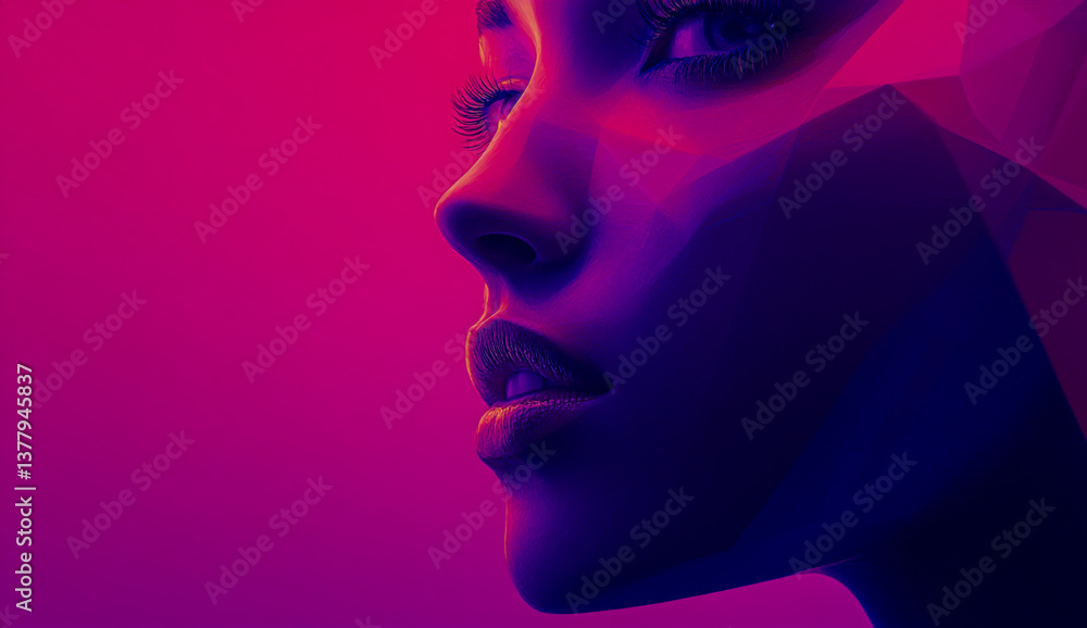 A dynamic purple background with geometric shapes, ideal for creating modern, sleek, and stylish designs with a contemporary aesthetic.