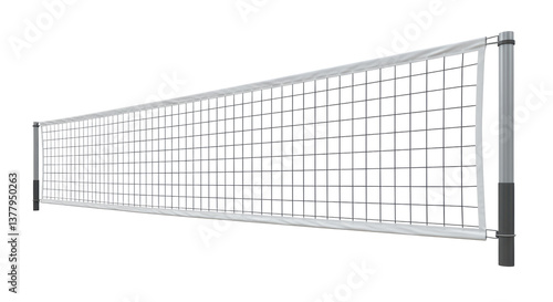 Isolated Volleyball Net