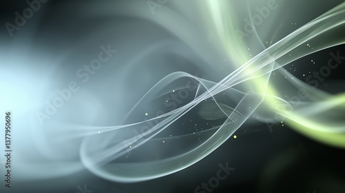 white wave abstract background
