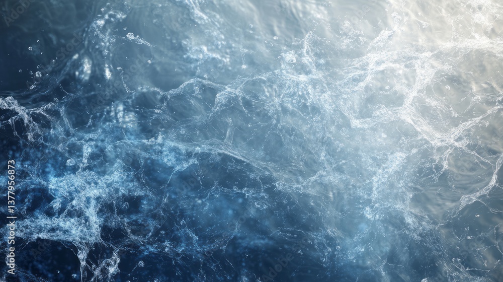 a view of textured water. a view of textured water.