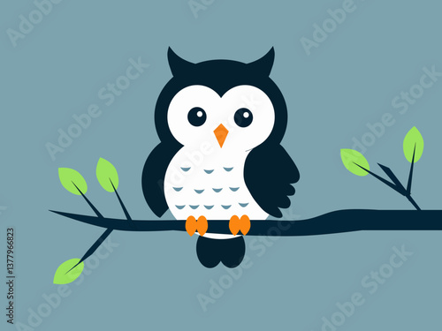 owl on branch
