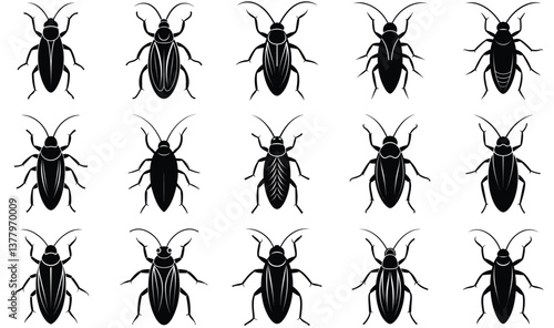 a vectorsihouette collection