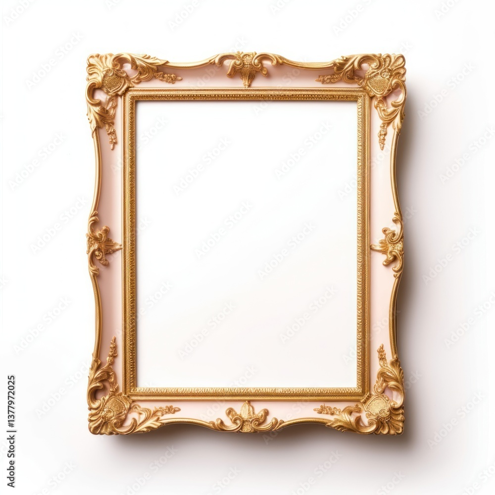 Elegant ornate gold picture frame Elegant ornate gold picture frame