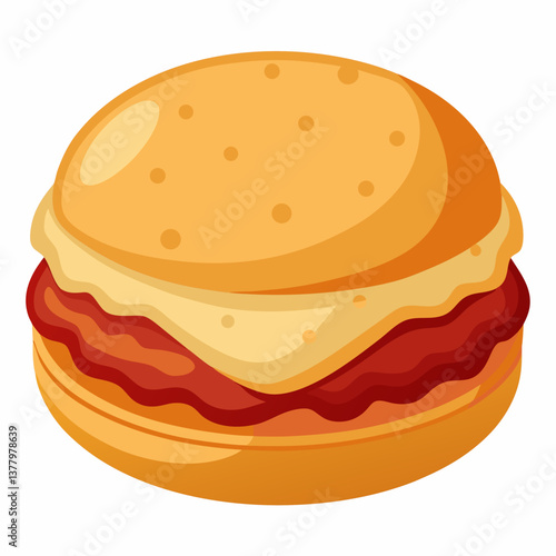 fluffy buttermilk biscuit sandwich with sausage