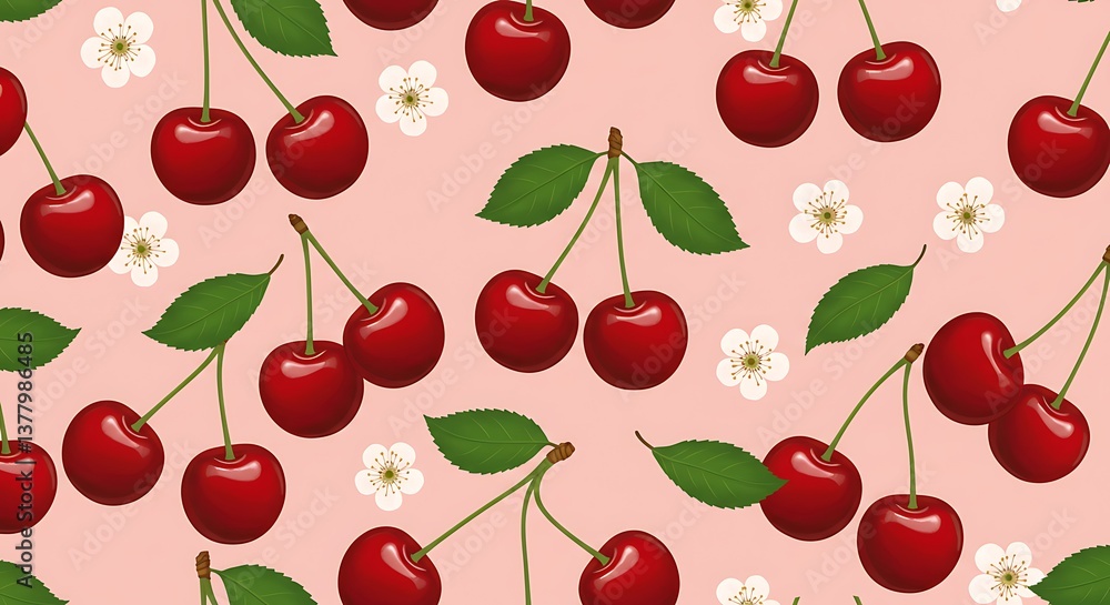 Cherry Blossom Delight AI Generated Cherry Blossom Delight AI Generated