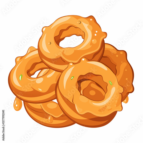 battered onion rings