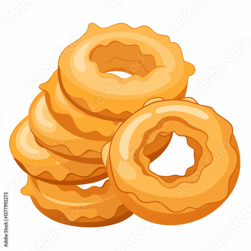battered onion rings