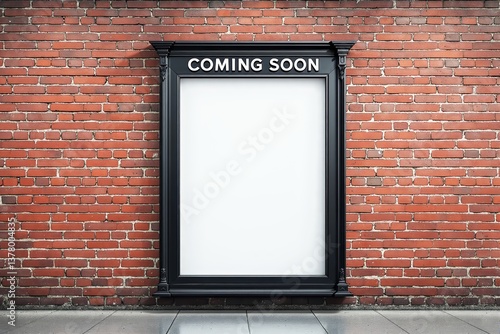 Obraz na płótnie Blank poster mockup with