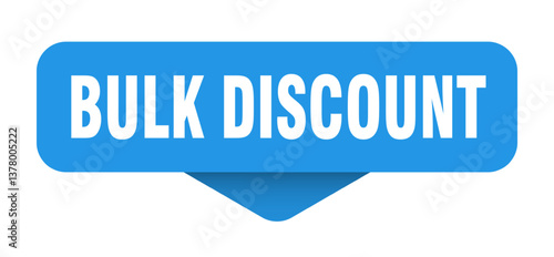 bulk discount sticker. bulk discount sign on transparent background