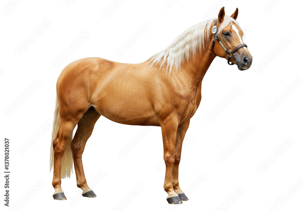 Obraz premium Horse on a white background