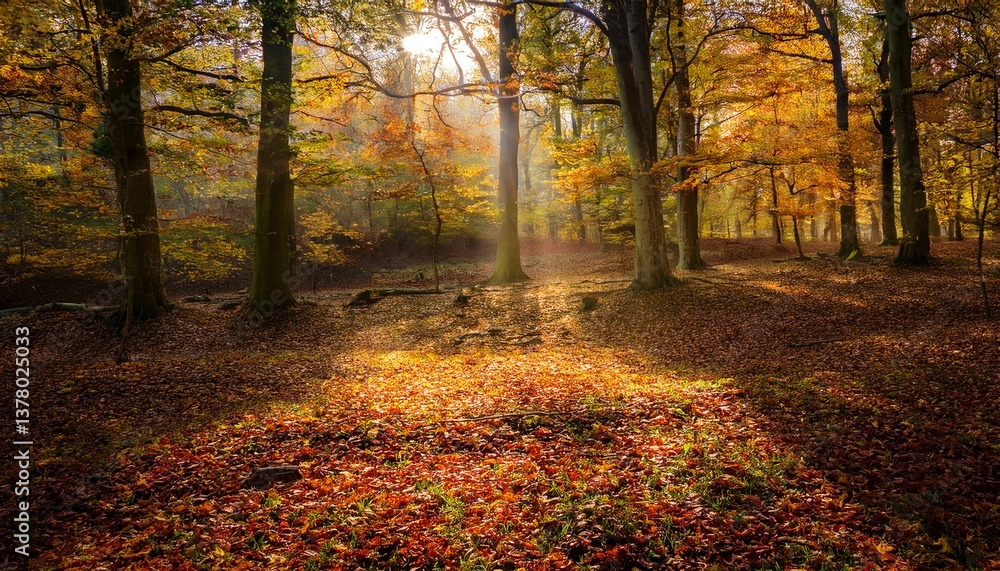 Fototapeta premium autumn in the forest