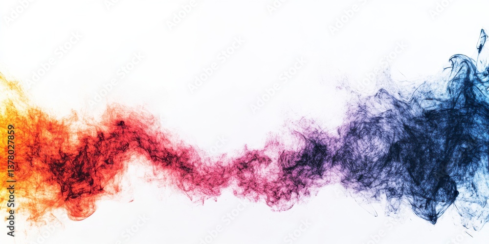 Obraz premium Dynamic color flow abstract art studio digital artwork creative environment close-up view visual concept for modern design