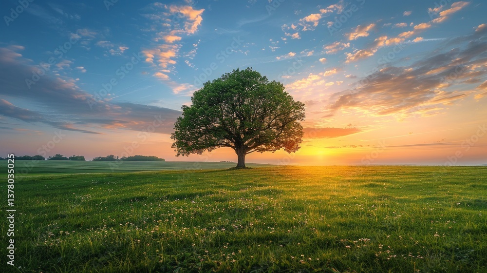 Fototapeta premium Lonely luxury tree