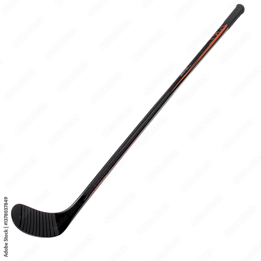 Naklejka premium hockey stick isolated on transparent white background