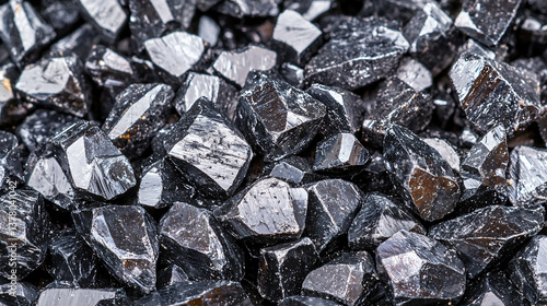 Wallpaper Mural Heap of Shungite Crystals a Powerful Healing Stone Composed of Carbon Minerals Geology and Esoterics Torontodigital.ca