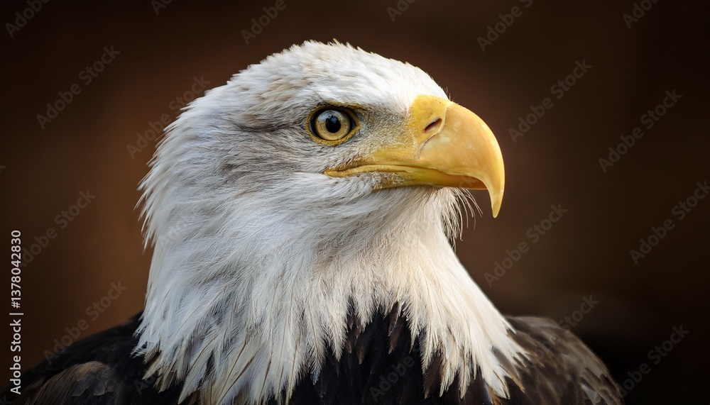 close up portrait of bald eagle bird close up portrait of bald eagle bird