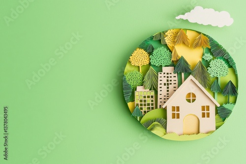 Promoting Global Sustainability A Green Environment Through Innovative Urban Design Paper Art and Eco-Friendly Practices
