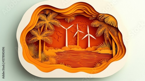 Global Green Sustainability Action Wind Energy Development in Natural Environments for a Better World