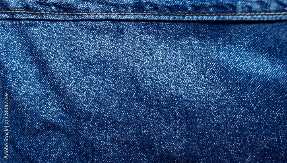 Naklejka premium blue washed jeans denim texture background