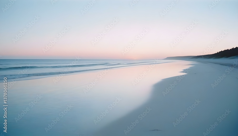 Obraz premium A photo of a serene beach