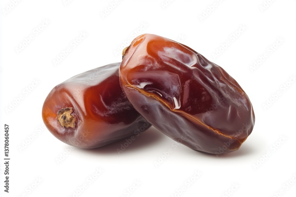 Two dates on white background Two dates on white background