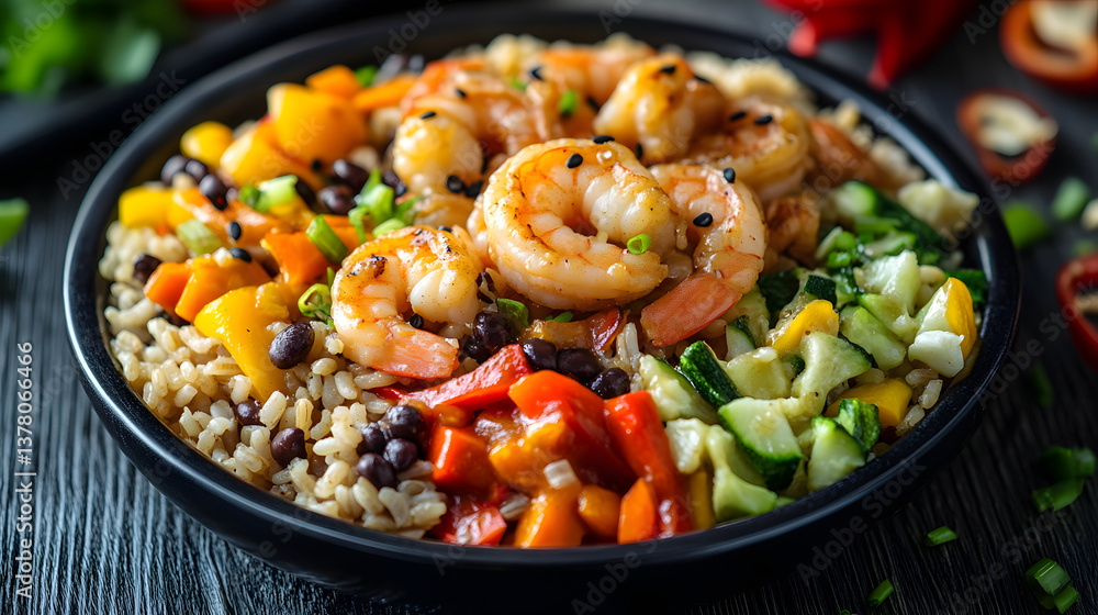 A colorful and nutritious meal that embodies health and flavor harmony. A colorful and nutritious meal that embodies health and flavor harmony.