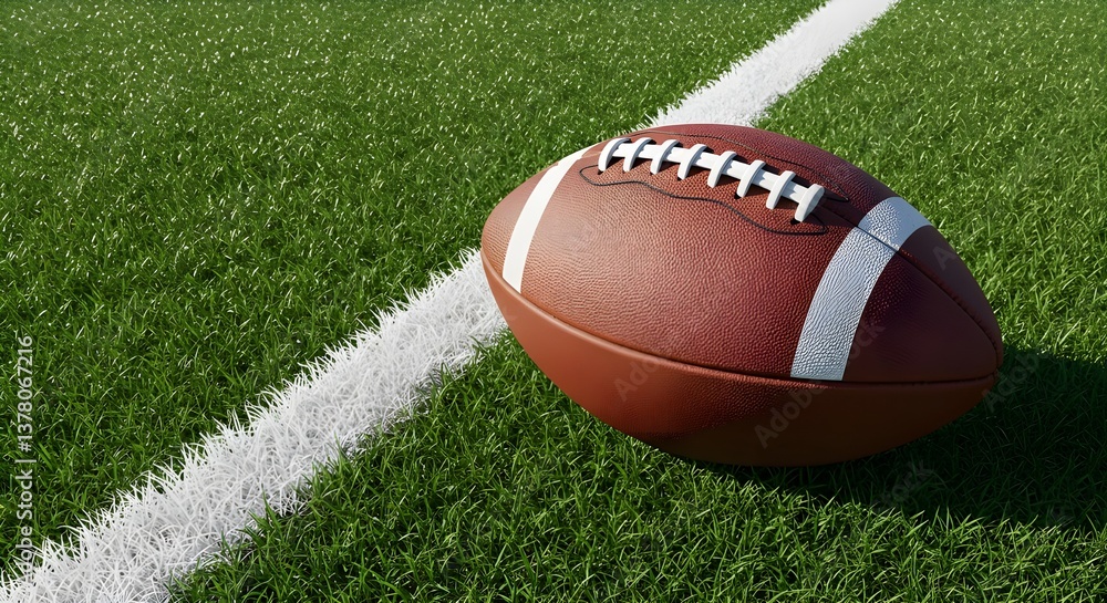 American Football on Field American Football on Field