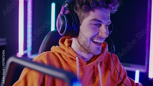 The Gamer with Headphones