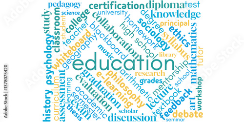 This image captures the essence of education, featuring learning tools, books, students, and classrooms. Ideal for projects related to teaching, academic success, school life, and personal development