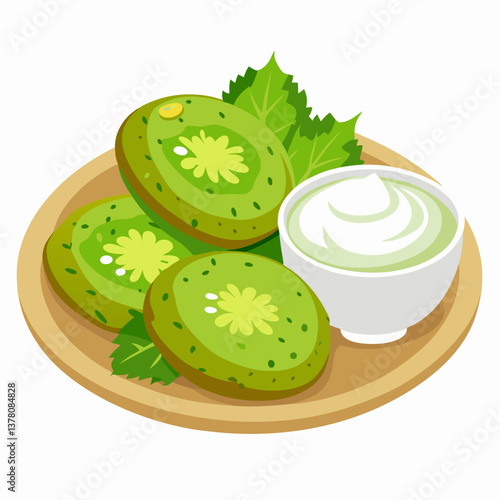 crispy fried green tomatoes with buttermilk dip