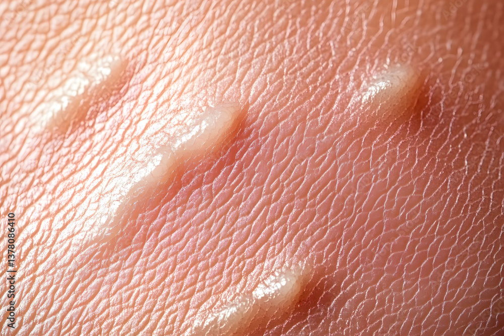 Fototapeta premium Detailed view of skin texture and pores, suitable for health or medical illustrations