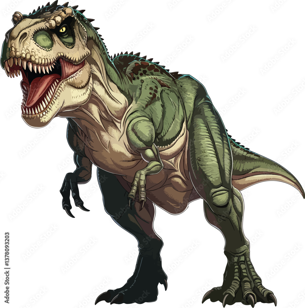 Cute Dinosaur Vector Illustration Cute Dinosaur Vector Illustration
