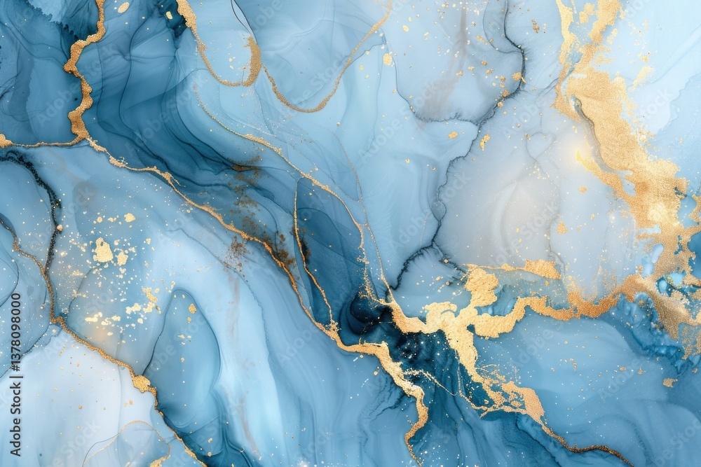 Obraz premium Marble background patterns texture blue.