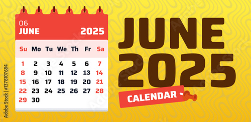 June 2025 Calendar. 2025 Schedule. June 2025 Calendar and Task Planner . Structured calendar to enhance workflow, routines, and productivity.