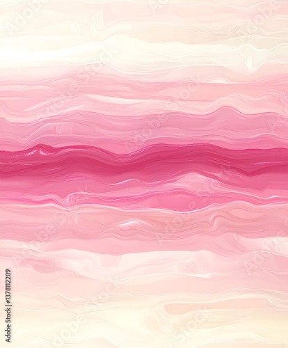A gradient ombré background transitioning from blush pink to vanilla cream