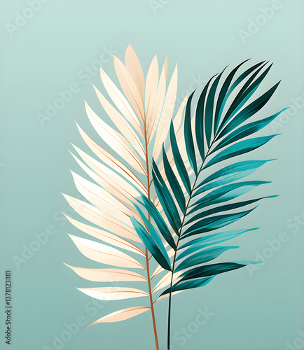 abstract background with palm trees, palm leaves background, palm tree background, vector illustration of a leaf, vector illustration of a tree, vector illustration of a tree with leaves