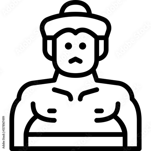 sumo line icon