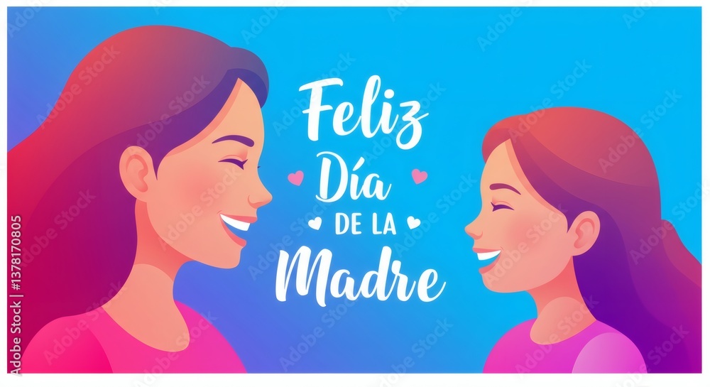 Feliz Dia De La Madre Design, Spanish Mother's Day