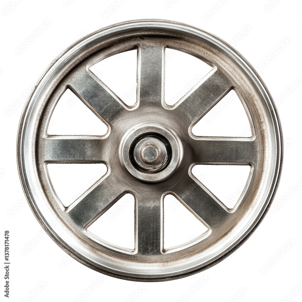 Obraz premium Grinder Wheel isolated on white background