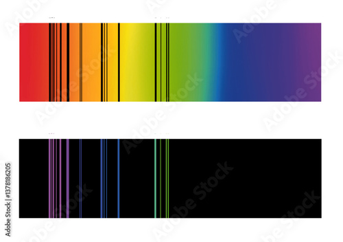 oxygen absorption and emission spectra