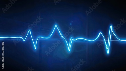 Abstract EKG heart rate